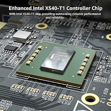 Load image into Gallery viewer, 10G PCI-E Network Card+Copper RJ45 Port, 10G NIC with Intel X540-T1 Conrtoller, VIMIN 10Gb Base-T Ethernet Network Card Compatible with PCI Express X8, X16, Support Windows/Windows Server/Linux/VMware
