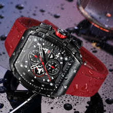 Load image into Gallery viewer, AIMES Watch Wristwatch for Men Fashion Casual Cool Big Dial Watch Luminous Waterproof Sport Analog Quartz Business Mens Watches Silicon Strap Dress Watch
