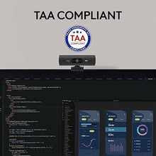 Load image into Gallery viewer, Logitech Brio 505 Full HD Webcam with auto Light Correction, auto-framing, Show Mode, Dual Noise Reduction mics, Privacy Shutter - Works with Microsoft Teams, Google Meet, Zoom, TAA Compliant
