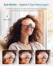 Load image into Gallery viewer, RENPHO Eye Massager &amp; Mini Massage Gun,Heated Eye Mask with Bluetooth, Massage Gun with Heat and Cold, Relaxation Birthday Gifts for Women/Men
