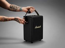 Load image into Gallery viewer, Marshall Tufton Portable Bluetooth Speaker, Black &amp; Brass
