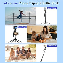 Load image into Gallery viewer, Face Tracking Tripod, Auto Tracking Tripod 360°Rotation, Extendable Smart Tracking Phone Holder, Smart Face Body Auto Tracking Selfie Stick Tripod, Selfie Stick Tripod for Android/iOS Phone
