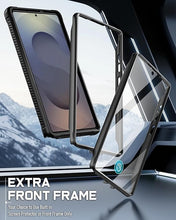 Load image into Gallery viewer, Poetic Guardian Case for Samsung Galaxy S25 Ultra 5G 6.9" (2025) [20 FT Mil-Grade Drop Tested], Built-in Screen Protector [Work with Fingerprint ID], Full Body Rugged Shockproof Case, Black/Clear
