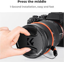 Load image into Gallery viewer, K&amp;F Concept 62mm Variable ND Camera Lens Filter ND2-ND400 (1-9 Stops) + Filter Cap + Cleaning Cloth 18 Multi-Layer Coatings Adjustable Neutral Density Ultra Slim Lens Filter (K-Series)
