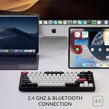 Load image into Gallery viewer, Keychron Q1 HE Wireless Custom Mechanical Keyboard with Hall Effect Gateron Double-Rail Magnetic Switch Rapid Trigger, QMK 2.4 GHz Bluetooth RGB Compatible with Mac Windows Linux (Hot-swappable)
