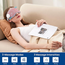 Load image into Gallery viewer, Heated Eye Massager?Cordless Eye Mask for Dry Eyes, Eye Stye Relax Eye Strain, Warm Eye Massager for Airplane Sleeping for Women, Eye mask Massager
