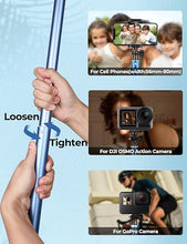 Load image into Gallery viewer, 118&#39;&#39; 9.8ft Long Selfie Stick for iPhone, Android, Extended Super Long Pole, Selfie Stick Tripod with Remote, for Selfies/Video Recording, Includes Phone Tripod, Bluetooth Wireless Remote (20 to 118&quot;)
