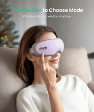 Load image into Gallery viewer, Eye Massager - Christmas Birthday Gifts for Women Men, Heated Eye Massager for Migraines, Relaxation Gifts for Women, Gifts for Mom, Reduce Eye Strain Dry Eye Migraine Relief(Purple)
