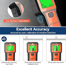 Load image into Gallery viewer, Stud Finder, Preciva Wall Scanner-8 in 1 Multifunctional Wall Detector with 6 Modes &amp; 2 Functions for Studs, Wood, Metal, and AC Wires Detection (9V Battery Included)
