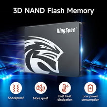 Load image into Gallery viewer, KingSpec 4TB 2.5&quot; SATA SSD, SATA III 6Gb/s Internal Solid State Drive - 3D NAND Flash TLC, Compatible with Desktop/Laptop/All-in-one(P3,4TB)
