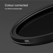 Load image into Gallery viewer, Urth 49mm Circular Polarizing (CPL) Lens Filter - Multi-Coated, Slim Design for Camera Lens Polarization
