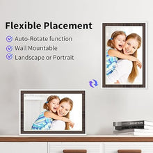 Load image into Gallery viewer, Digital Picture Frame Digital Photo Frame WiFi 10.1 Inch IPS Touch Screen, 16GB Storage, Auto Rotate,Share Photos and Videos via Uhale App from Anywhere
