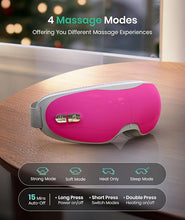 Load image into Gallery viewer, Eye Massager - Christmas Birthday Gifts for Women Men, Heated Eye Massager for Migraines, Relaxation Gifts for Women, Gifts for Mom, Reduce Eye Strain Dry Eye Migraine Relief(Rose)
