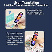 Load image into Gallery viewer, Translation Pen Scanner, Text to Speech Device, OCR Digital Pen Reader, Exam Reading Pen for Students, Dyslexia, Wireless Language Translator for Travelers &amp; International Business Personnel (White)
