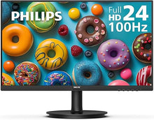 Load image into Gallery viewer, PHILIPS 24 inch Frameless Full HD (1920 x 1080) 100Hz Monitor, VESA, HDMI x1, VGA Port x1, Eye Care, 4 Year Advance Replacement Warranty, 241V8LB
