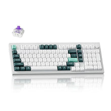 Load image into Gallery viewer, Keychron Q5 HE Rapid Trigger Gaming Keyboard Wireless with Hall Effect Gateron Double-Rail Magnetic Switch Adjustable Actuation, 2.4 GHz/Bluetooth/Wired QMK RGB Aluminum for Mac Windows Linux - White
