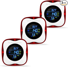 Load image into Gallery viewer, 3 Packs Combination Gas &amp; Carbon Monoxide Detectors,Plug in Carbon Monoxide Alarm,Natural Gas Detector,Propane,4-in-1 Digital Display CO Level &amp; Explosive Gas &amp; °F &amp; Humidity for Home,RV
