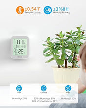 Load image into Gallery viewer, Govee Indoor Hygrometer Thermometer 2 Pack, Humidity Temperature Gauge with Large LCD Display, Notification Alert with Max Min Records, 2 Years Data Storage Export for Room Greenhouse, Grey
