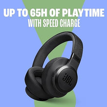Load image into Gallery viewer, JBL Live 770NC - Wireless Over-Ear Headphones with True Adaptive Noise Cancelling with Smart Ambient, Up to 65 Hours of Battery Life, Comfort-fit Fabric Headband &amp; Carrying Pouch (Blue)
