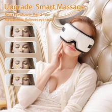 Load image into Gallery viewer, Nadie Eye Massage with Heat, Smart Eye Massager Tool, Temple Massager Heat Eye Mask, Birthday Gifts, White
