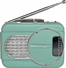 Load image into Gallery viewer, Studebaker Walkabout II Walkman Personal Stereo Cassette Player with AM/FM Radio and Built-in Speaker (Teal/Silver)
