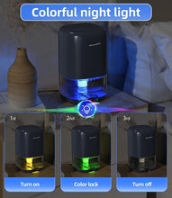 Load image into Gallery viewer, Dehumidifier,TABYIK 35 OZ Small Dehumidifiers for Room for Home, Quiet with Auto Shut Off, Dehumidifiers for Bedroom (280 sq. ft), Bathroom, RV, Closet,Blue
