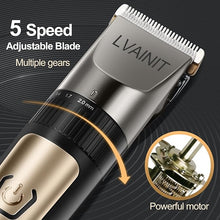 Load image into Gallery viewer, Hair Clippers for Men, Cordless LCD Rechargeable Hair Trimmer Beard Trimmer for Men, Men&#39;s Grooming Kit for Hair, Face, Beard, Professional Electric Barber Clippers
