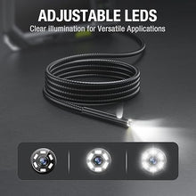 Load image into Gallery viewer, Teslong Endoscope Replacement Cable with Light, Dual Lens Inspection Camera 8mm/0.31inch Waterproof Probe Compatible with NTS500, NTS300(10FT)
