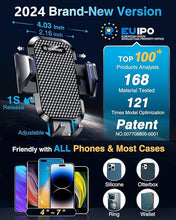 Load image into Gallery viewer, [True Military-Grade] Car Phone Holder VANMASS [2024 Strongest Suction &amp; Clip] Cell Phone Mount for Dashboard Windshield Vent Truck Accessories Cradle Dash Stand for iPhone 16 Pro Max 15 14 13 Android
