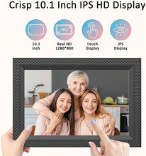 Load image into Gallery viewer, Forc 10.1 Inch Smart WiFi Digital Photo Frame, Digital Picture Frame, Built-in 16GB Storage, IPS Touch Screen, Auto-Rotate, Slideshow, Load Photo and Video via Free App from Phone
