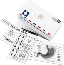 Load image into Gallery viewer, Phomemo Portable Thermal Printer M04AS 4 Inch Mini Sticker Printer Bluetooth Mobile Photo Printer, Support 15/53/80/110mm Printing Width, 300dpi, Suitable for Photos, Notes, Memo, Chritstmas Gift
