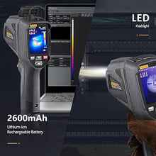 Load image into Gallery viewer, Thermal Imaging Camera 160 x 120 IR Resolution, 320 * 240 Super Resolution, 25Hz Refresh Rate, Handheld Infrared Thermal Imager 19200 Pixels, IP54, -4°F~1022°F Temperature Range
