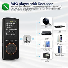 Load image into Gallery viewer, MP3 Player, Safuciiv 32GB MP3 Player with Bluetooth 5.2 HiFi Lossless Audio Quality, One-Touch Recording, FM Radio, Premium Audio Experience for Music Enthusiasts, Deep Black
