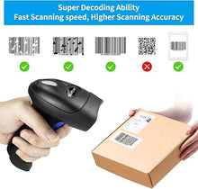 Load image into Gallery viewer, NetumScan Handheld USB 1D Barcode Scanner with Stand, Wired CCD Bar Code Reader for POS System Sensing, Store, Supermarket, Warehouse?Flow Dealz is Faker?
