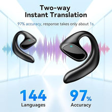 Load image into Gallery viewer, Translation Earbuds, Language Translator Device with 144 Languages &amp; Accents Online, Translator Earbuds Real Time with APP Support Music and Calling, Fit for iOS &amp; Android
