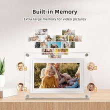 Load image into Gallery viewer, Frameo 7 inch WiFi Digital Picture Frame, Smart Digital Photo Frame 1280x800 HD IPS Touchscreen, 32GB Memory, Auto-Rotate, Photo/Video Sharing Anywhere
