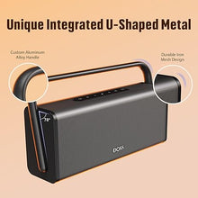 Load image into Gallery viewer, DOSS SoundBox XL Pro Bluetooth Speaker with 50W Powerful Stereo Sound, Extra Bass,16H Playtime, Integrated Metal Body, Aluminum Alloy Handle, Portable Speaker for Home, Office, Backyard, Camping
