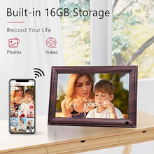 Load image into Gallery viewer, Digital Photo Frame, Canupdog IPS Touch Screen Digital Picture Frame,16GB Storage Motion Sensor Auto-Rotate Electronic FrameShare Photos via Frameo APP
