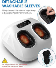 Load image into Gallery viewer, RENPHO Eye Massager with Heat &amp; Bluetooth Music, Rechargeable Eye Care Machine with 5 Modes, Shiatsu Foot Massager with Heat, Foot Massager Machine with Remote, Fits Men Size Up to 14
