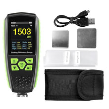 Load image into Gallery viewer, Professional Paint Thickness Gauge, Digital Coating Thickness Gauge for Magnetic/Non-Magnetic Materials, Paint Depth Gauge with Voice Broadcast/Color HD Display, Car Coating Thickness Meter
