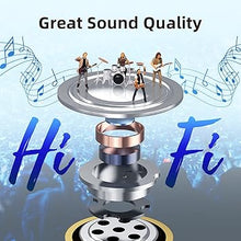 Load image into Gallery viewer, CCA C10 Wired Earbuds in-Ear Headphones with Microphone,4BA+1DD 5 Driver in-Ear HiFi Metal Earphones IEMs with Zinc Alloy Faceplate,Detachable Cable for Singer Guitarist Drummer(Matte Black,with Mic)
