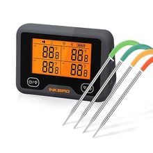 Load image into Gallery viewer, Inkbird Wi-Fi Bluetooth Grill Thermometer, Wireless BBQ Thermometer with 4 Probes,Digital Meat Thermometer for Smoker, Oven, Kitchen, Drum, Grill
