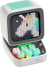 Load image into Gallery viewer, Divoom Ditoopro Pixel Art Speaker with LED Display, Portable Bluetooth Speaker, Smart Alarm Clocks, Retro Aesthetic Decor for Kitchen, Bedroom, Office, White

