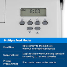Load image into Gallery viewer, PetSafe Automatic Dog Feeder, 5 Meals, 40 oz Capacity, Plastic, for Dry Food, Multiple Pets
