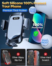 Load image into Gallery viewer, HTU 2024 Ultimate Car Phone Mount?80+LBS Strongest Suction &amp; Military-Grade??Patent &amp; Safety Certs? Cell Phone Holder Truck Stand for Dashboard Windshield Vent for iPhone 15 Pro Max 14 Samsung,Grey
