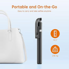 Load image into Gallery viewer, 67&quot; Phone Tripod, Selfie Stick Tripod with Remot, 360° Rotate Lightweight Portable Tripod Stand for Video Recording/Photo/Vlog, Travel Tripod for Cell Phone Tripod Compatible with iPhone &amp; Android
