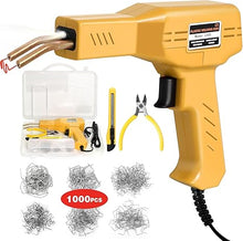 Load image into Gallery viewer, ATOLS Plastic Welder, 1000PCS Staples, Plastic Welding Kit, Hot Stapler Kit, Plastic Welder Gun Kit, Car Bumper Repair Kit, Plastic Repair Kit (Corded, Yellow)
