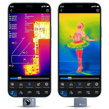 Load image into Gallery viewer, Thermal Camera for Android, P2 Pro Thermal Imager with Macro Lens, Infrared Camera with 512×384 Super IR Resolution, 256×192 IR Resolution, 15X Zoom, -4? to 1112? Temp Range for Phone (Android)
