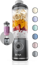 Load image into Gallery viewer, Ninja Blast Max, Portable Blender + Twist &amp; Go, Personal Blender, Ninja Blender, Smoothie, Blend, Ice Crush, 3 Programs, Cordless, 22 oz removable Vessel, Dishwasher Safe, Leakproof, Grey, BC251GY
