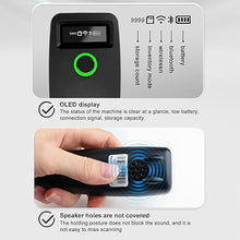 Load image into Gallery viewer, Bluetooth Barcode Scanner Portable Wireless QR Code Scanner 1D 2D Mini Code Scanner for Inventory,Supports On-Screen Reading,Plug and Play for Windows, Mac, Android, iOS-W7
